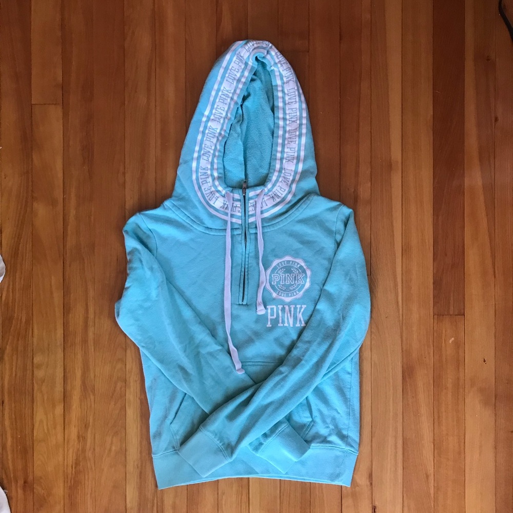 PINK quarter zip sweatshirt